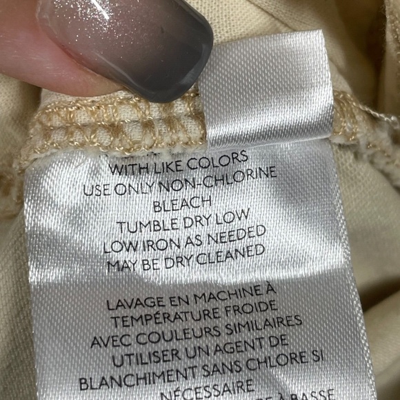 Free People Jeans Womens 27 beige skinny denim we the free boho casual - Picture 6 of 9